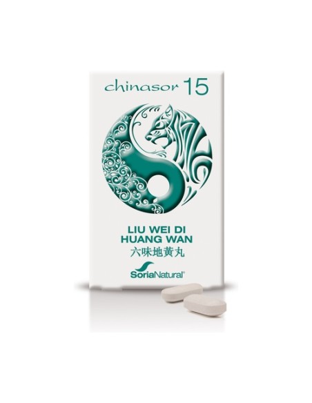 Chinasor 15 Liu Wei Di Huang Wan 30 comprimidos Soria Natural