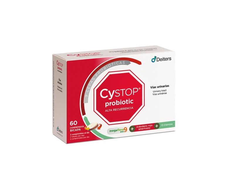 Cystop Probiotic Megaflora Evo 9 60 comprimidos Deiters