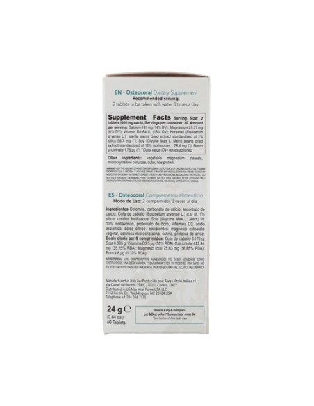 Osteocoral 24 g Forza Vitale