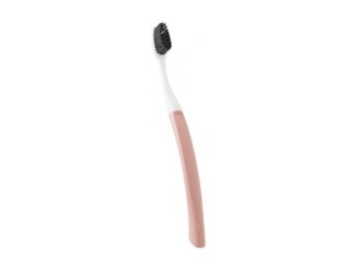 Cepillo de dientes medio con cabeza reemplazable rosa