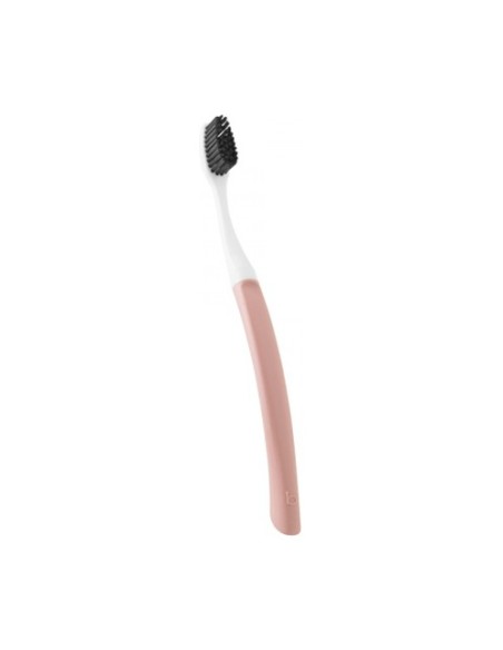 Cepillo de dientes medio con cabeza reemplazable rosa 1 unidad Bioseptyl