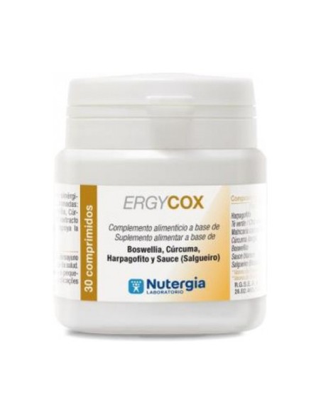 Ergycox articulaciones 30 comprimidos Nutergia