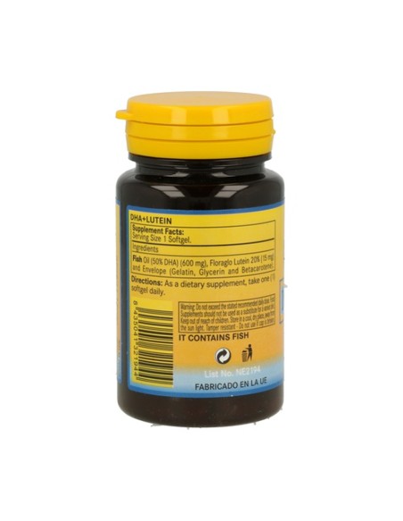 Dha + Luteína 50 perlas de 615mg Nature essential