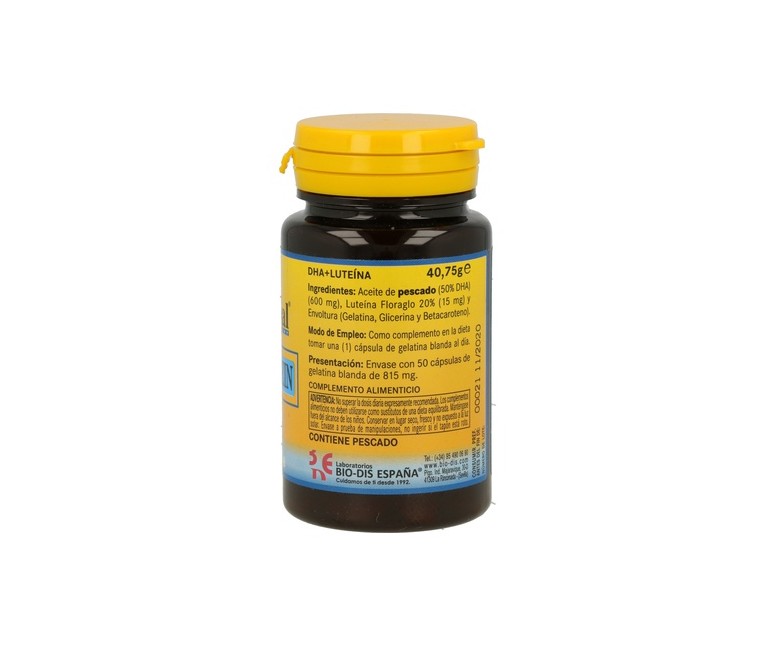 Dha + Luteína 50 perlas de 615mg Nature essential
