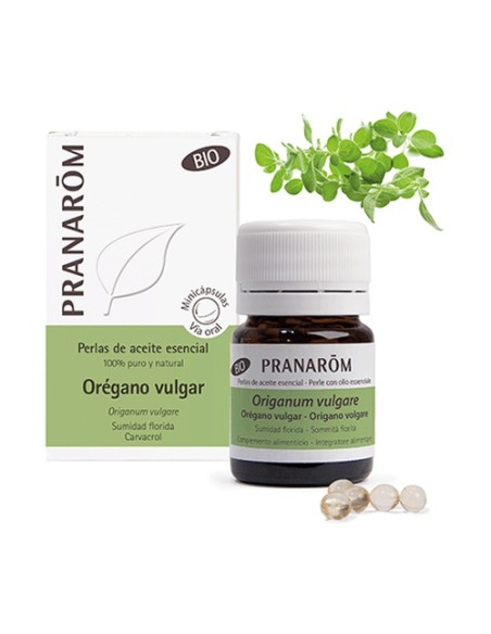 Perlas Orégano vulgar Bio 60 perlas Pranarom