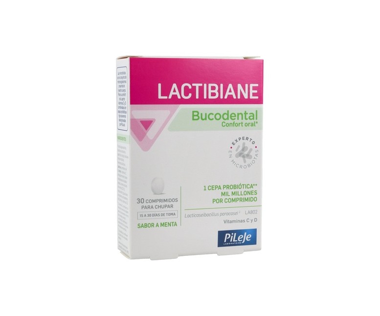 Lactibiane bucodental 30 comprimidos (Menta) Pileje