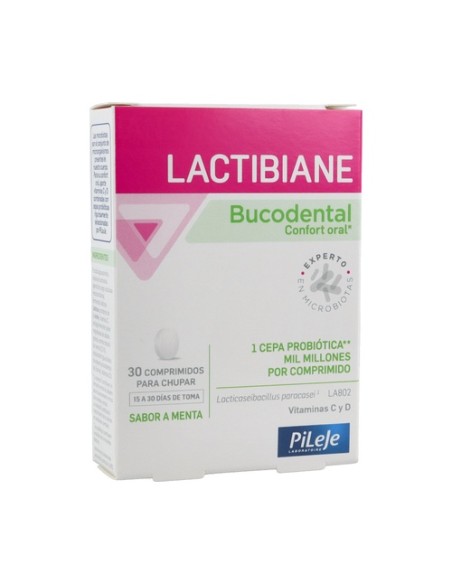 Lactibiane bucodental 30 comprimidos (Menta) Pileje