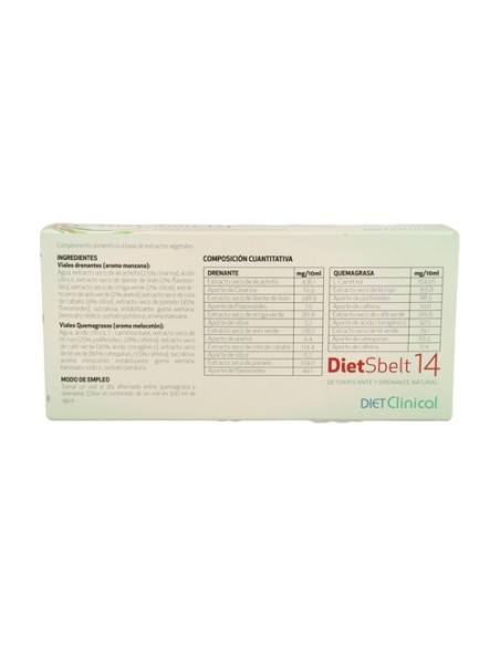 Diet Sbelt 14 14 viales Diet Clinical
