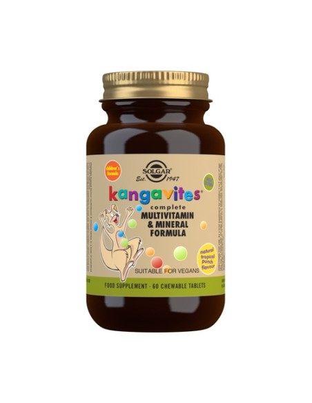 Kangavites Multi Frutas Tropicales 60 comprimidos (Tropical) Solgar