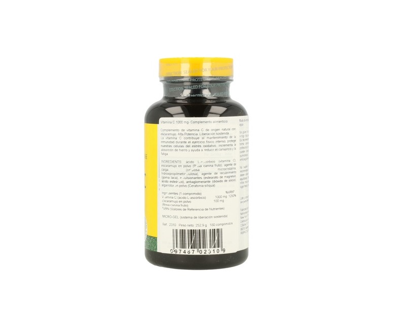 Super Vitamina C con Escaramujo 180 comprimidos de 1000mg Natures Plus
