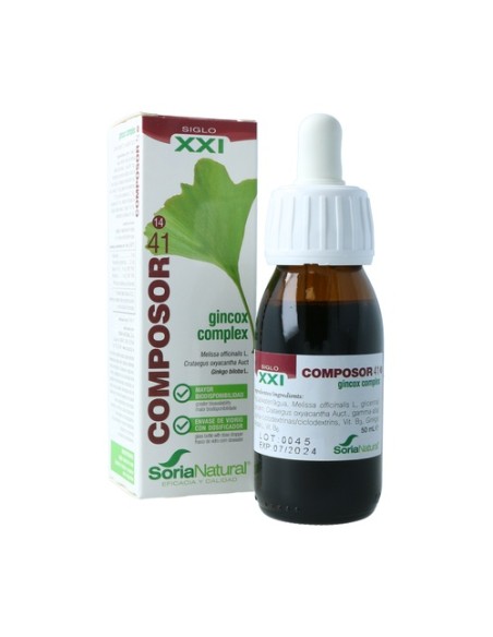 Composor 41 Gincox complex Fórmula XXI 50 ml Soria Natural