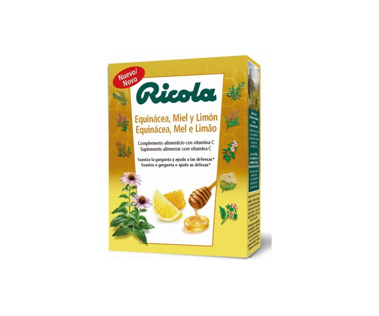 Ricola Defensas Equinacea, Miel y Limón 50 g Ricola