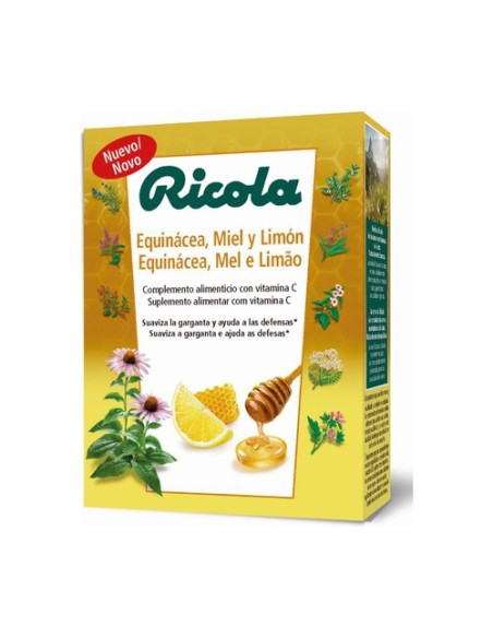Ricola Defensas Equinacea, Miel y Limón 50 g Ricola