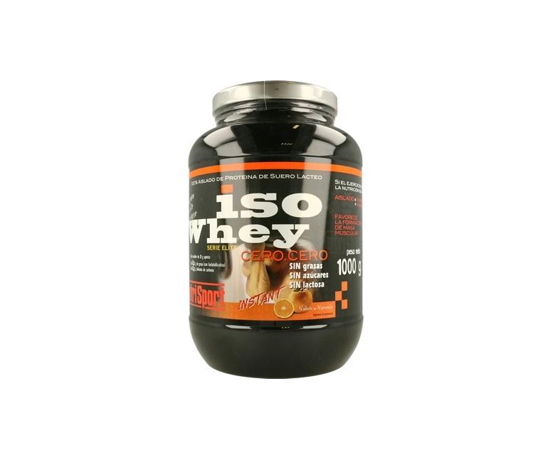 Iso Whey Cero Cero (Sabor Naranja) 1 kg (Naranja) Nutrisport
