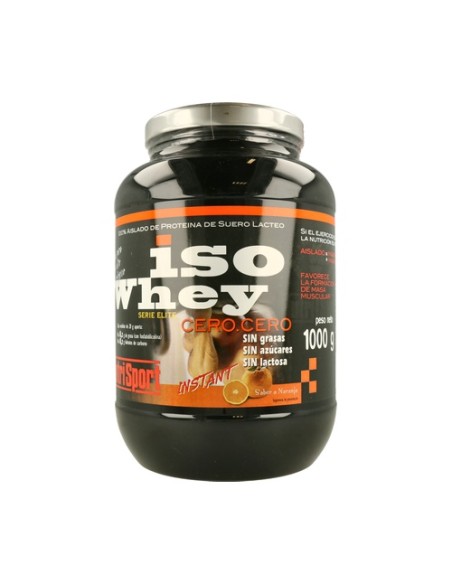 Iso Whey Cero Cero (Sabor Naranja) 1 kg (Naranja) Nutrisport