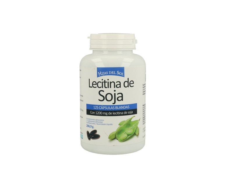 Lecitina de Soja 125 perlas de 1200mg Hijas del Sol