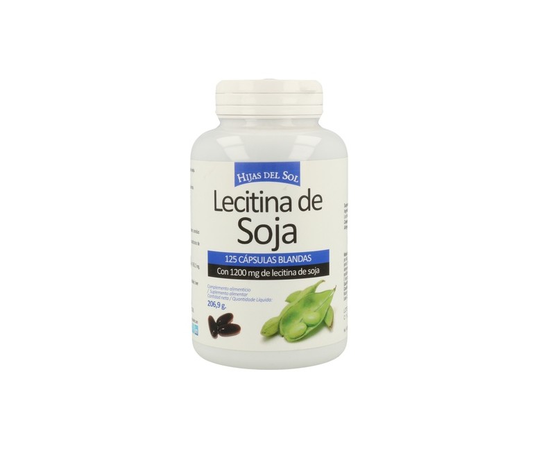 Lecitina de Soja 125 perlas de 1200mg Hijas del Sol