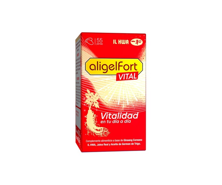 Aligel fort vitalidad 55 perlas de 782.97mg IL HWA