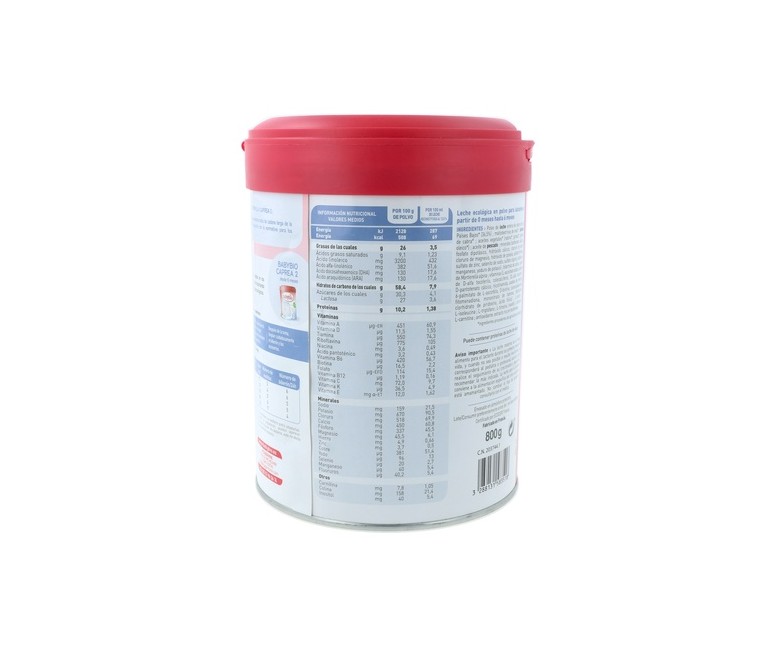 Leche Caprea 1 Bio 0m+ 800 g de polvo Babybio