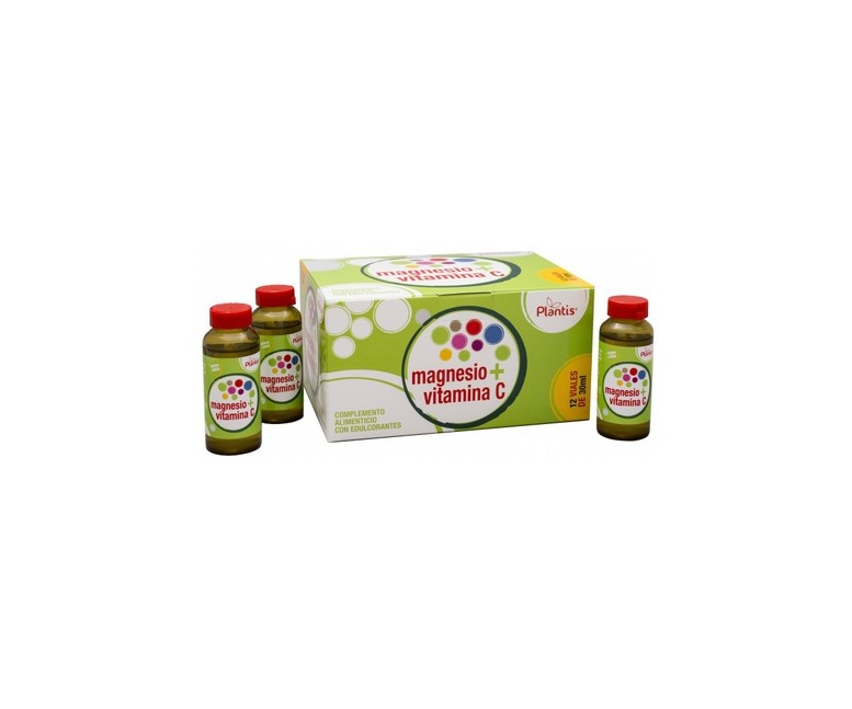 Magnesio+Vit C 12 viales de 30ml Plantis
