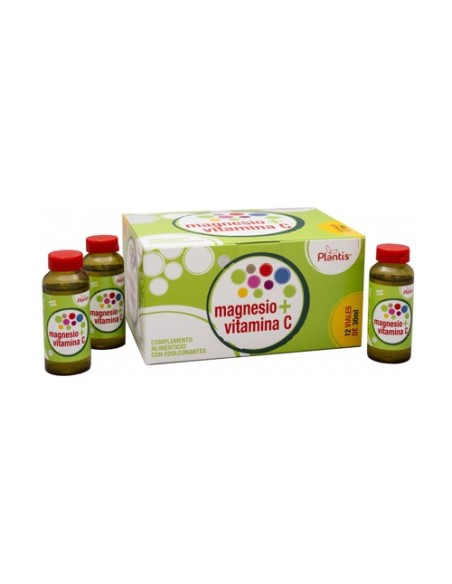 Magnesio+Vit C 12 viales de 30ml Plantis
