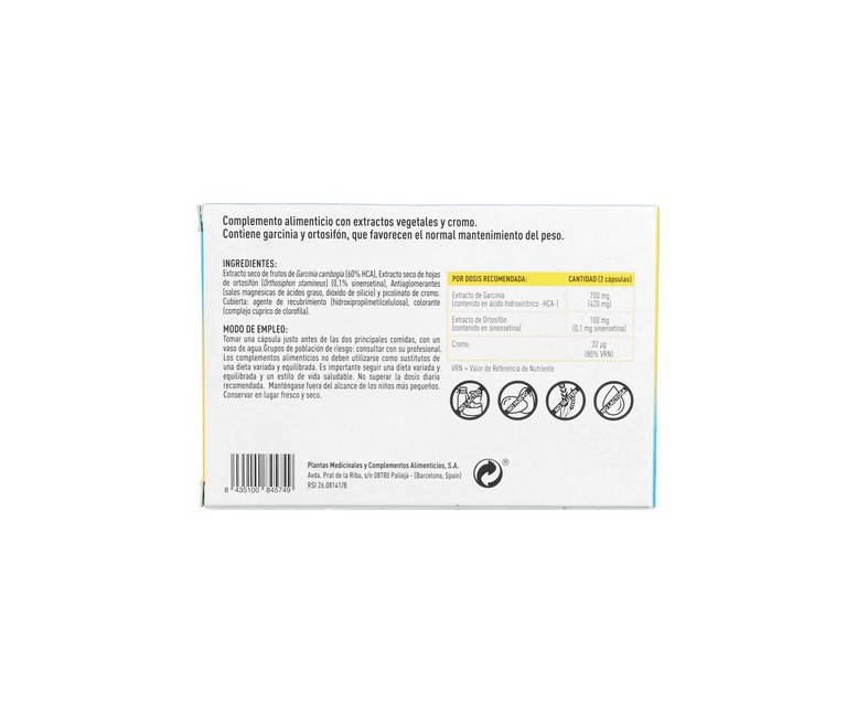 Plan 21 Garcinia Activ 60 cápsulas Plameca
