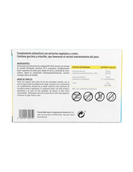 Plan 21 Garcinia Activ 60 cápsulas Plameca