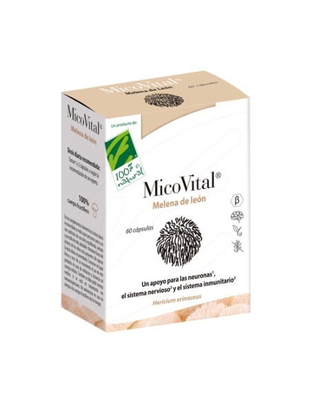 MicoVital Melena de león 60 cápsulas 100% Natural