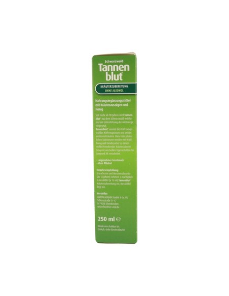 Tannenblut Bronquial Jarabe 250 ml Hubner