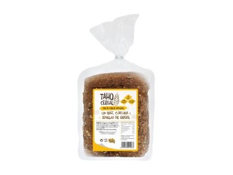 Pan de molde integral con maíz, cúrcuma y pipas de girasol