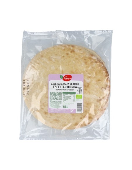 Base para pizza de Trigo Espelta y Quinoa Bio 300 g El Granero Integral
