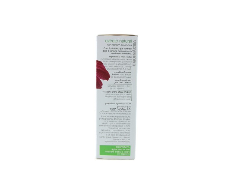 Extracto natural de equinácea Fórmula XXI 50 ml Soria Natural
