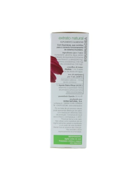 Extracto natural de equinácea Fórmula XXI 50 ml Soria Natural