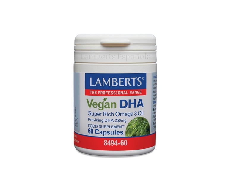 Vegan DHA 250 mg 60 cápsulas Lamberts