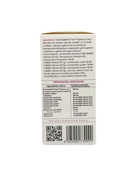 HarmonyFem 60 cápsulas vegetales Inmunelab
