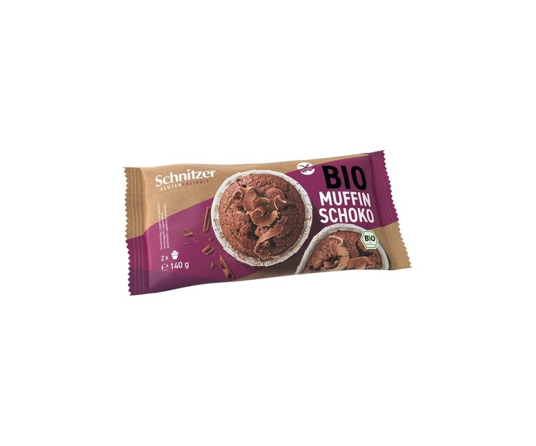 Muffin de chocolate amargo sin gluten 140 g Schnitzer