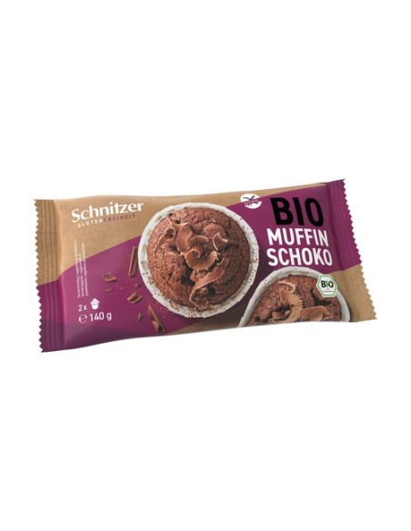 Muffin de chocolate amargo sin gluten 140 g Schnitzer