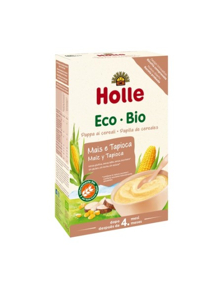 Papilla de Maíz y Tapioca Bio (Sin Gluten) 250 g de polvo Holle