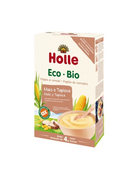 Papilla de Maíz y Tapioca Bio (Sin Gluten) 250 g de polvo Holle
