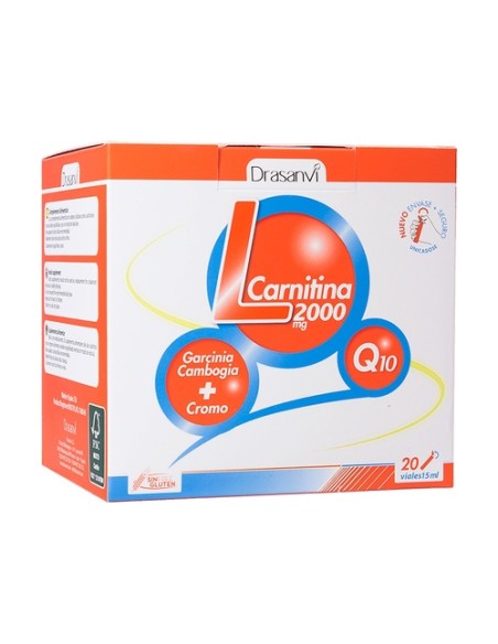 L-Carnitina 20 viales de 15ml Drasanvi