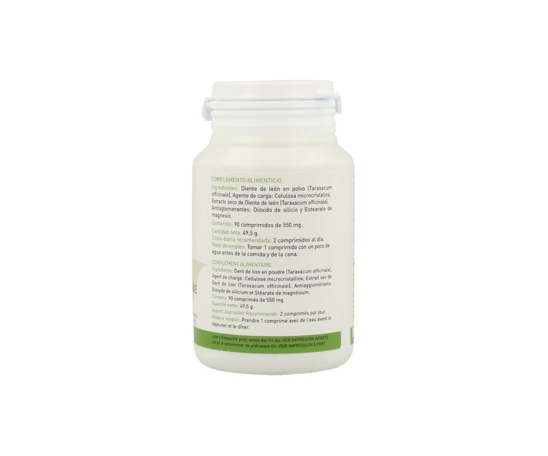 Diente De León 90 comprimidos de 550mg Plantapol