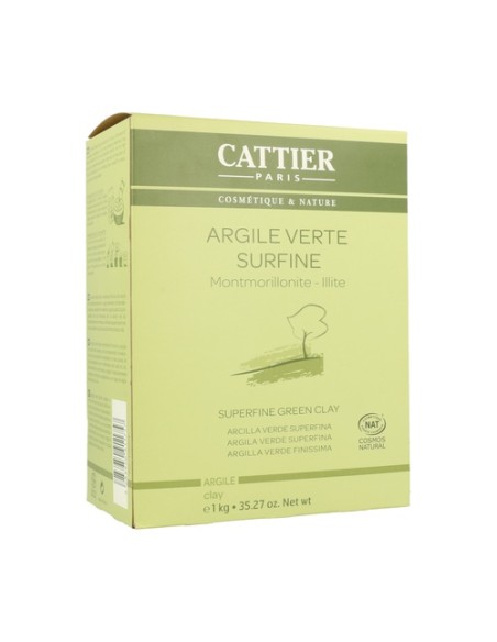 Arcilla Verde Superfina 1 kg de polvo Cattier