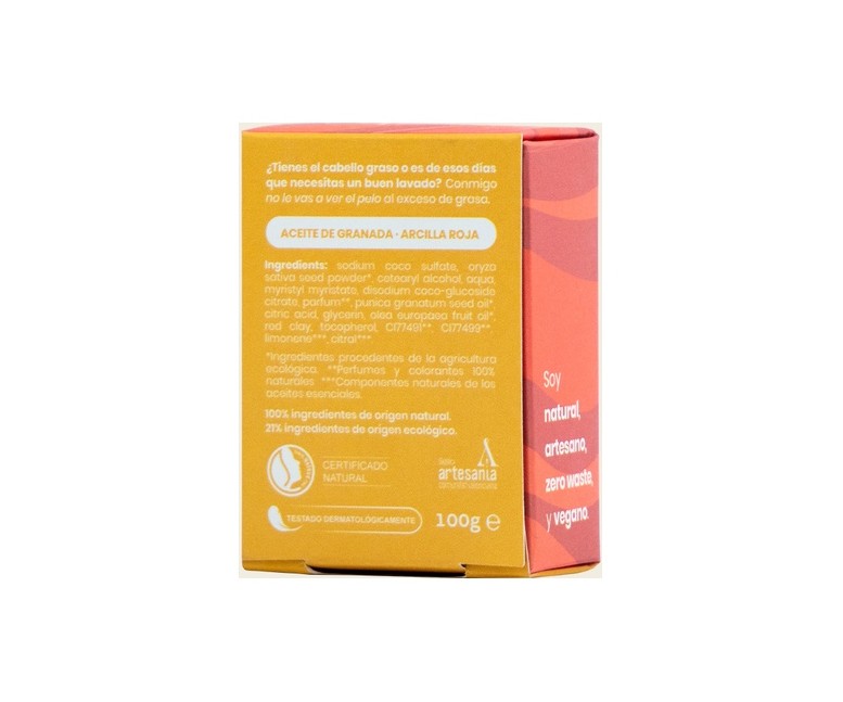 Champú sólido purificante 100 g (Granada) Essabo