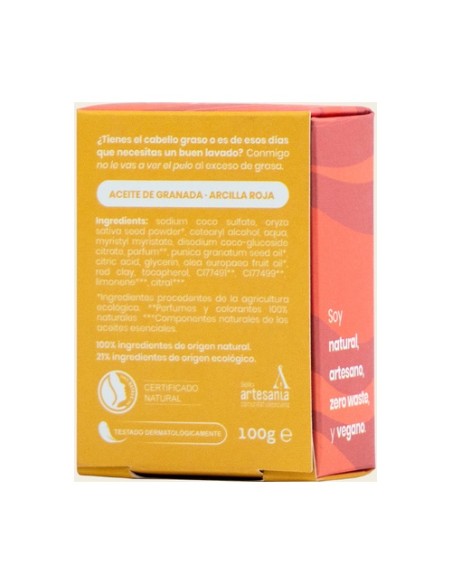 Champú sólido purificante 100 g (Granada) Essabo