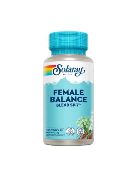 Female balance regulador hormonal 100 cápsulas vegetales Solaray