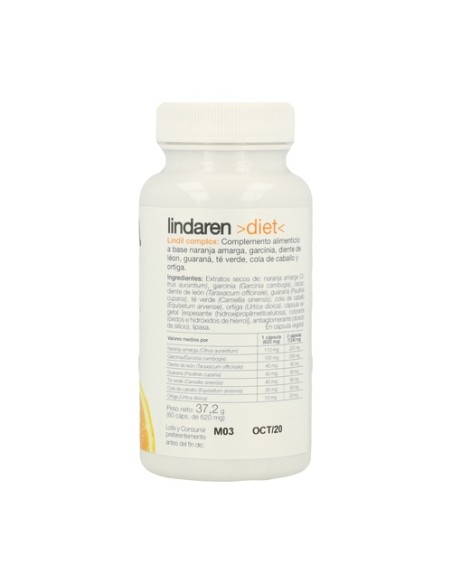 Lindin Complex (Lipotrópico-Termogénico) 60 cápsulas Lindaren