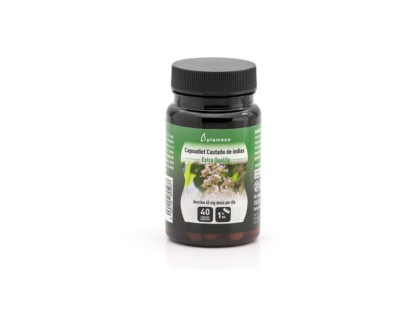 Castaño de Índias Capsudiet 40 cápsulas vegetales Plameca