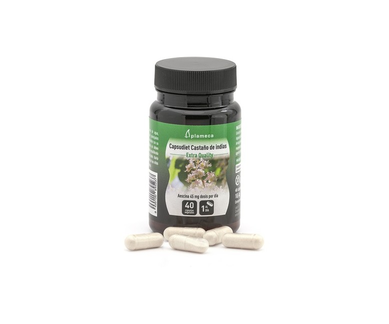 Castaño de Índias Capsudiet 40 cápsulas vegetales Plameca