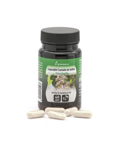 Castaño de Índias Capsudiet 40 cápsulas vegetales Plameca