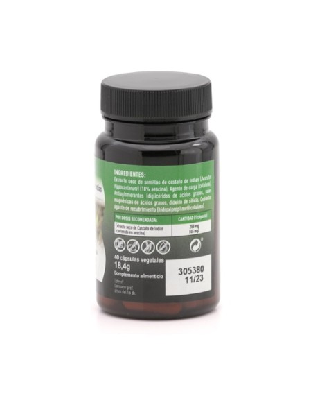 Castaño de Índias Capsudiet 40 cápsulas vegetales Plameca